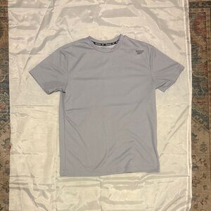 Reebok Men's Light Gray Short Sleeve Tee